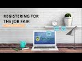 Registering for the Job Fair: Employer Edition