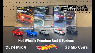 Fast And Furious Premium Set By Hot Wheels (2024 Mix 4) (Mix 23) | Nissan Chevy NEW Casting JDM