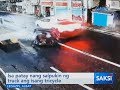 Saksi: Isa patay nang salpukin ng truck ang isang tricycle