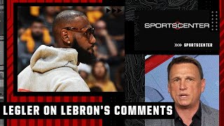 Tim Legler doesn't get why LeBron isn't calling the Lakers' season a failure | SportsCenter