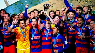 لحظات تتويج برشلونة بكأس السوبر كأس ملك إسبانيا