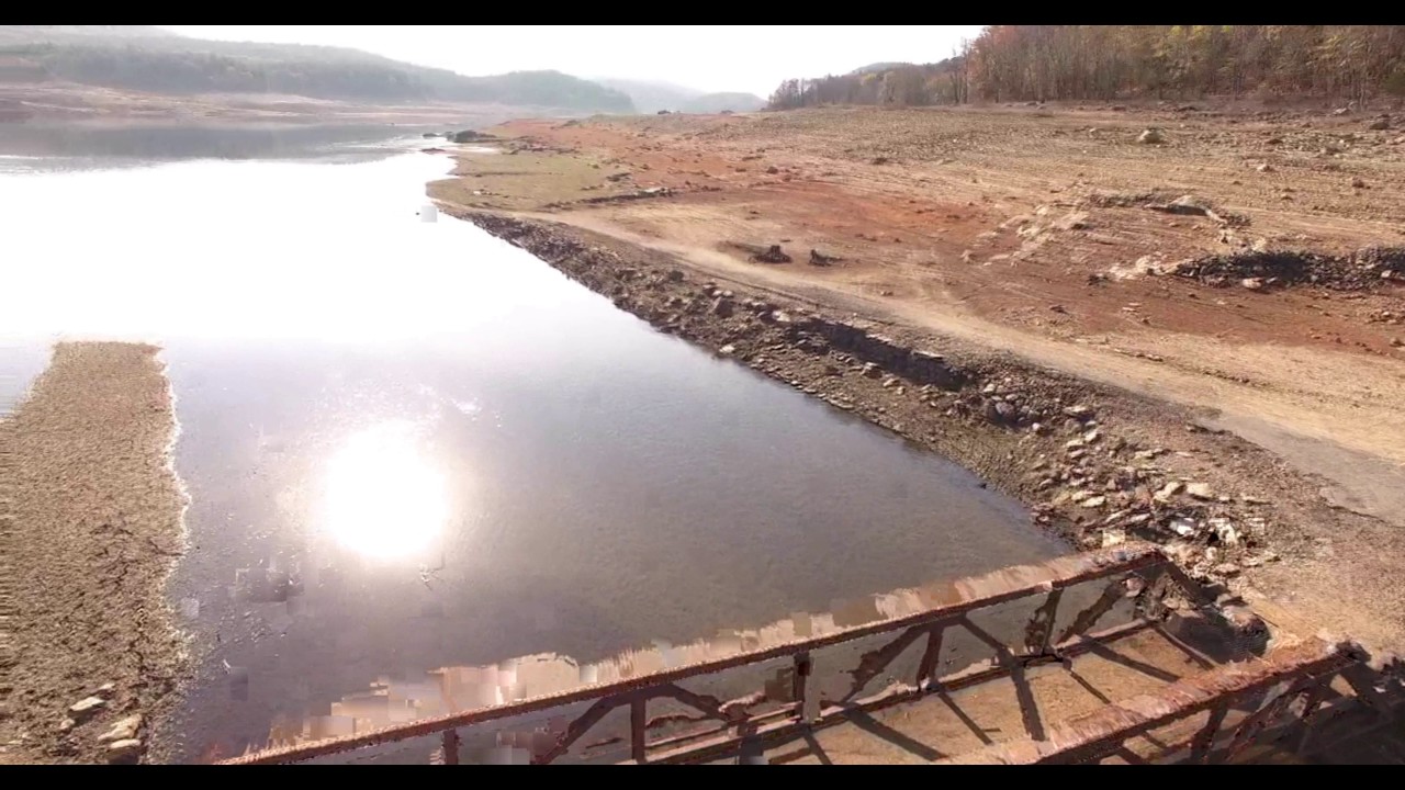 Colebrook River Lake The Ghost Bridge - Phantom 4 - YouTube