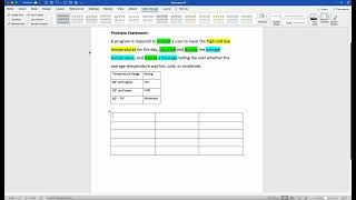 Program Design Part 1: Identifying Input, Output, and Processing Components