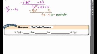 5 4 Dividing Polynomials