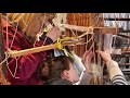 paradise mill loom restoration sleying the reed