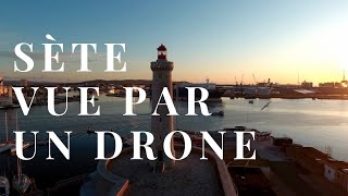 Sète (France) un drone filme de splendides images pendant le confinement.