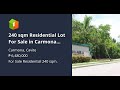 240 sqm Residential Lot For Sale in Carmona Cavite