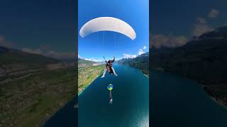 Unforgettable paragliding flight 😂 #travelshorts #travel #shorts