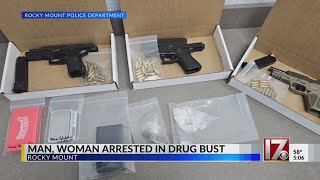 Man, woman arrested in drug bust in Rocky Mount