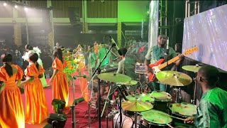 BAND CAM🎥🔥:POWERFUL ADOWA PRAISE JAM||EMMA ON BASS🎸||GROOVE🥁🎸🎹🎶