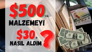 500$lik ürünleri 30$'a Nasil aldim? Amerikada Ucuza Malzeme Nasil Alinir? Garage Sale, Estate Sales