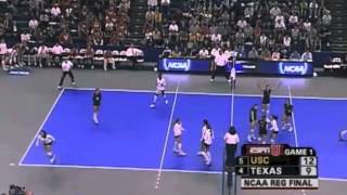 Texas vs USC Women's Volleyball Regional Final 2007 [Set 1 Part 1]