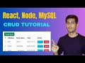 CRUD Tutorial using React, Node and MySQL for Beginner