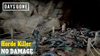 NO DAMAGE - Days Gone Horde Killer - Lava Arch Horde - PS4