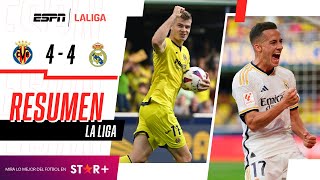 ¡PÓKER DE SORLOTH PARA RESCATAR UN EMPATE ANTE EL MERENGUE! | Villarreal 4-4 R. Madrid | RESUMEN