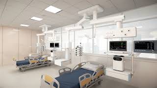 Mindray ICU Double Pendants Solution for Double-room ICU