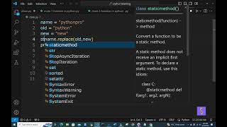 string functions in python replace,join