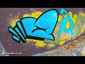 GRAFFITI 🔥 Painting with LEFTOVERS 🔥 [FAST piece]