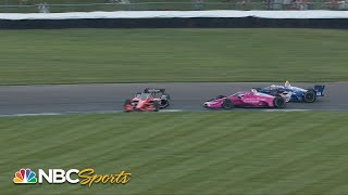 Kyle Kirkwood receives penalty after clash with Will Power at GMR Grand Prix | Motorsports on NBC