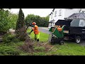 TFG Tree Service. small wood chipper