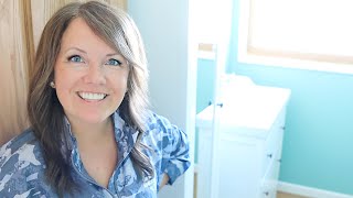 Declutter, Clean & Organize this bathroom with me! (Family Minimalism)