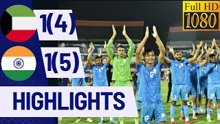 Kuwait 1 [4] - 1 [5] India | Full Highlights | FINAL | SAFF Championship 2023 | PAI SPORTS.
