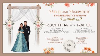 Ruchitha and Rahul  Groom welcoming   ( 11-08-2024 )