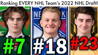 Ranking EVERY NHL Team's 2022 NHL Draft! (Top NHL Prospects Rankings/Rangers News/Trade Rumors)