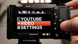 Sony ZVE10 Set Up Guide For YouTubers