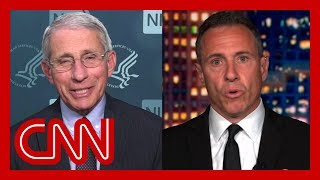 Dr. Fauci to Chris Cuomo: I don't think people realized how you were sucking it up