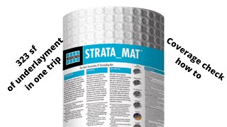 How to install Laticrete Stratamat tile underlayment