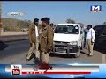 aravalli police conducts checking of vehicles to prevent liquor smuggling