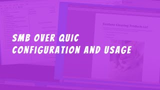 SMB over QUIC configuration and usage