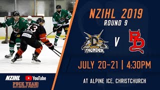 NZIHL 2019 | Round 9: Dunedin Thunder v Canterbury Red Devils  - July 21