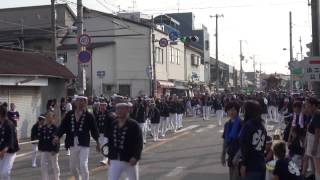 2013年 岸和田だんじり祭り  第2回試験曳き (E)  9月13日