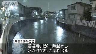 目黒川、石神井川で一時氾濫危険情報(2023年6月3日)