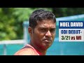 NOEL DAVID | ODI DEBUT - 3/21 @ Port of Spain | INDIA tour of WEST INDIES 1997