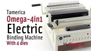 Tamerica Omega-4in1 Electric Binding Machine