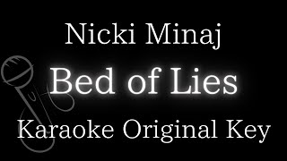 【Karaoke Instrumental】Bed of Lies / Nicki Minaj 【Original Key】