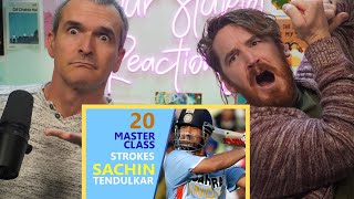 Sachin Tendulkar God of Cricket - 20 Masterclass Strokes REACTION!!
