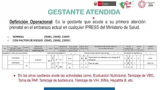 MATERNO PERINATAL | Manual HIS 2023 - 2024 y uso correcto del WAWARED