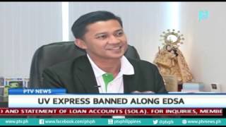 [PTVNews] UV Express, banned along EDSA