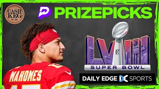 NFL PRIZEPICKS SUPER BOWL LVIII | PROP PICKS | SUNDAY | 2/11/2024 | BEST BETS | NFL CHIEFS VS 49ERS