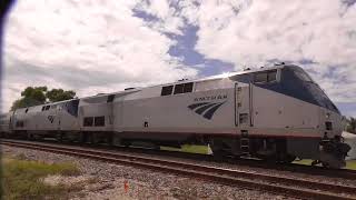 Amtrak Is BACK In Florida! Railfanning From West Palm To Hollywood Plus The T\u0026ARR 10-15-22