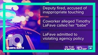Pinellas deputy fired after being 'weird,' 'creepy' toward female coworker