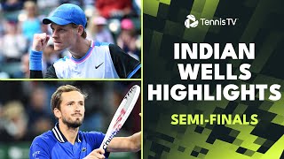 Sinner vs Alcaraz; Medvedev vs Paul | Indian Wells 2024 Semi-Final Highlights