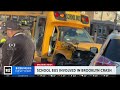 1 injured in school bus crash in brooklyn