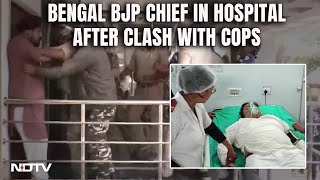 Sandeshkhali News | BJP's Sukanta Majumdar Faints In Clash With Police In Sandeshkhali