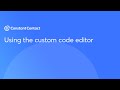 Using the custom code email editor | Constant Contact