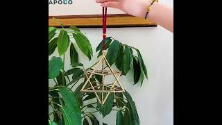 Hanging Colorful Crystal Merkaba